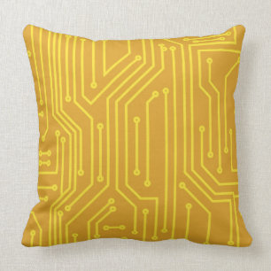 Cojín Decorativo Material informático abstracto