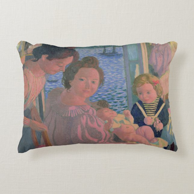 Cojín Decorativo Maternidad en Pouldu, noche (Anverso)