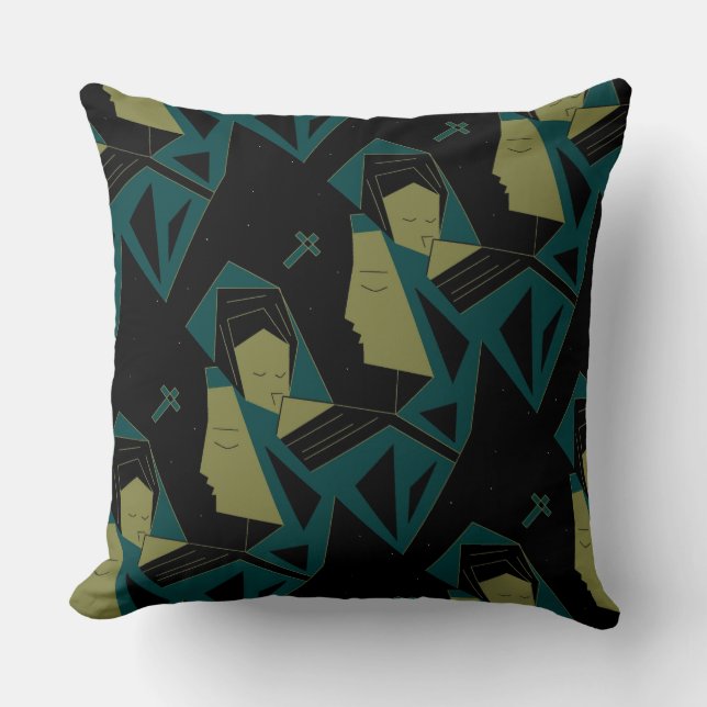 Cojín Decorativo Maternidad Santa (Anverso)