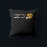 Cojín Decorativo Math Algebra Tangerine Funny Science Chiste<br><div class="desc">Math Algebra Tangerine Funny Science Chiste diseño para amantes de las matemáticas.</div>