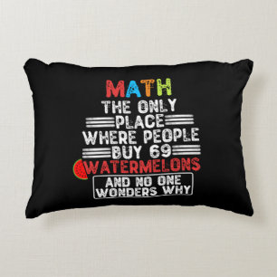 Cojín Decorativo Math El Único Lugar Donde La Gente Compra - Graci