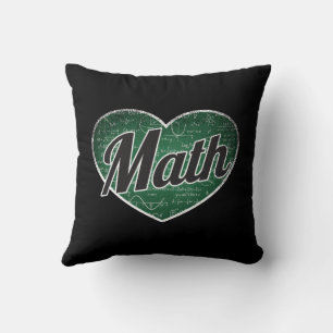 Cojín Decorativo Math Retro Heart Blackboard Love