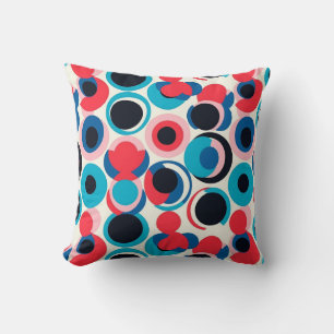 Cojín Decorativo Matisse Inspiró Círculos vibrantes Resumen Arte