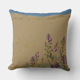 Cojín Decorativo Matorral de Índigo de Mojave y Dunas de Kelso
