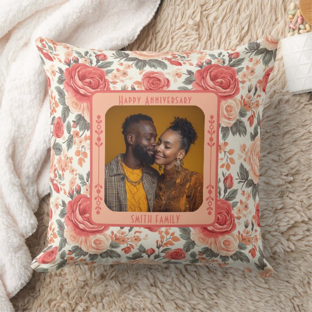Cojín decorativo matrimonial de Keepsake inspirado (Manta)