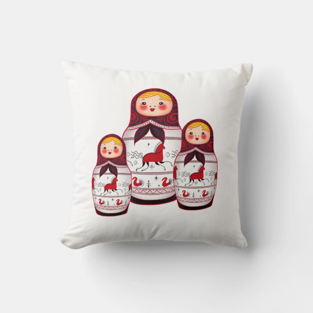 Cojín Decorativo Matrioshka (Anverso)