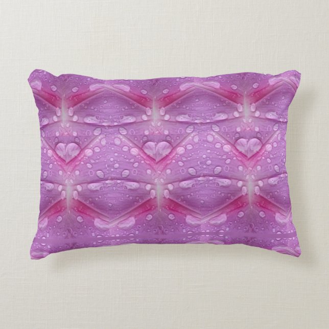 Cojín Decorativo Mauve con rosa (Anverso)