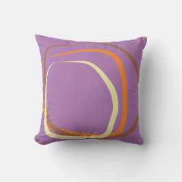 Cojín Decorativo Mauve Pillow con polvo rosa, naranja y blanco