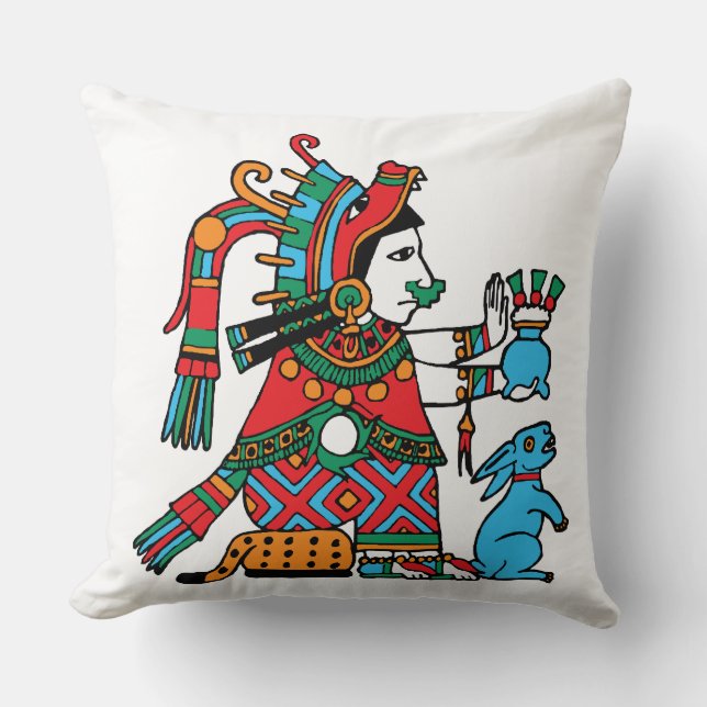 Cojín Decorativo Mayauel - Diosa De Pulque E Intoxicación (Anverso)