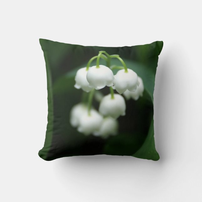 Cojín Decorativo Mayo de lirios blancos (Anverso)