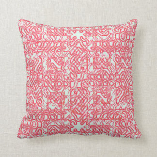 Cojín Decorativo Maze rojo doble