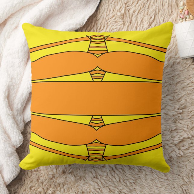 Cojín Decorativo Mazipoodles Cocktail Press - Naranja Amarillo (Manta)