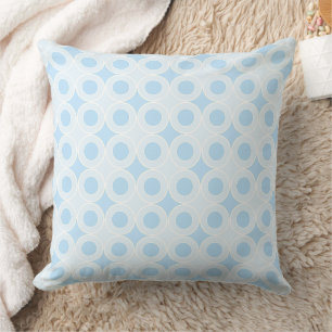 Cojín Decorativo Mazipoodles Donuts revisitaron Pastel Azul Blanco