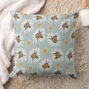 Cojín Decorativo Mazipoodles negritas mareas - Naranja quemado gris