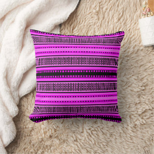 Cojín Decorativo MAZIPOODLES Patrón de punto de cinta rayada 002 M