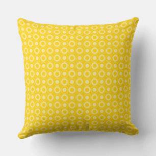 Cojín Decorativo Mazipoodles Polka Dot Donuts - Butterscotch Amaril