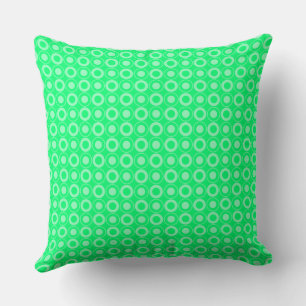 Cojín Decorativo Mazipoodles Polka Dot Donuts - Verde