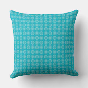 Cojín Decorativo Mazipoodles Polka Dot Donuts - Verde azulado