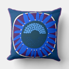 Cojín Decorativo Mazipoodles Sunflower Sunshine: Azul 3