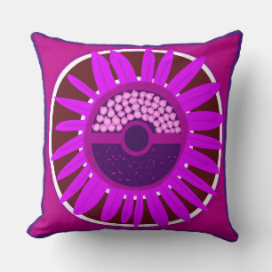 Cojín Decorativo Mazipoodles Sunflower Sunshine: Magenta