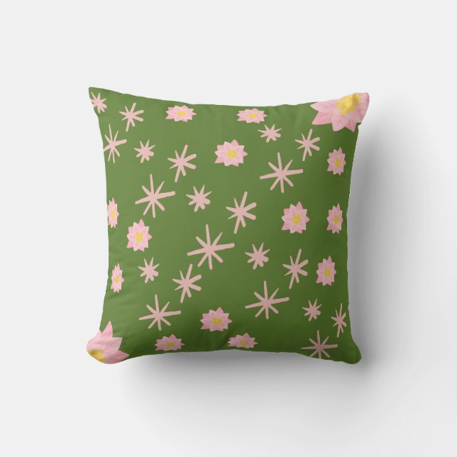 Cojín Decorativo Mazo de rociado de primavera (Anverso)