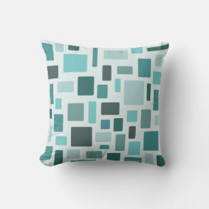 Cojín Decorativo MCM Disarrayed Bricks Aquamarine