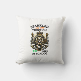 Cojín Decorativo Me abrasé camino a lo largo de 100 días