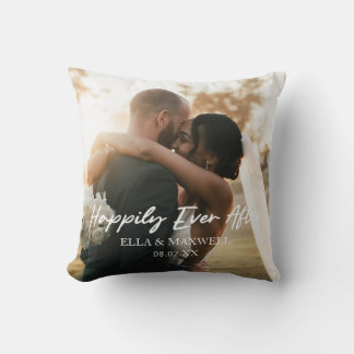 Cojín Decorativo Me alegro de que haya Personalizado Boda de fotos