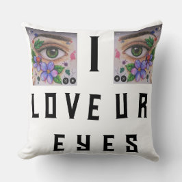 COJÍN DECORATIVO ME APRECIO LOS OJOS Y