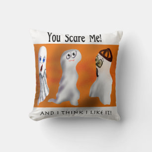Cojín Decorativo ¡Me Asustas Y Creo Que Me Gusta! Halloween