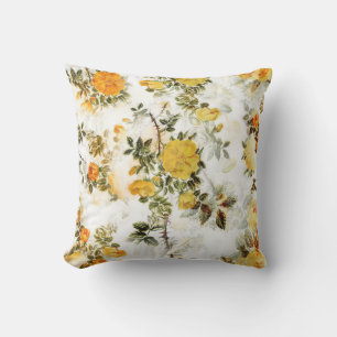 Cojín Decorativo Me Core Essentials Mostaza Amarillo Floral