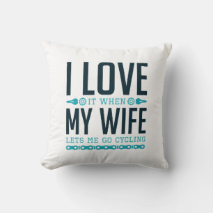 Cojín Decorativo Me Dejaré Ir En Ciclismo