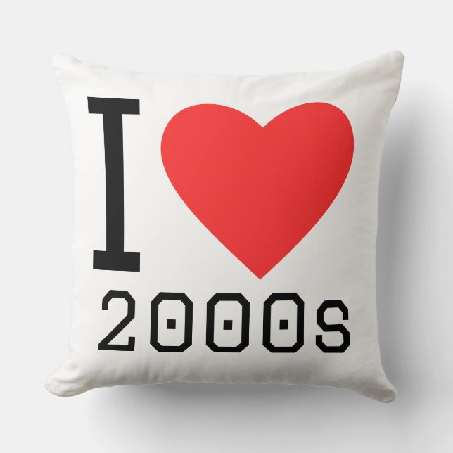 Cojín Decorativo Me encanta 2000s (Anverso)