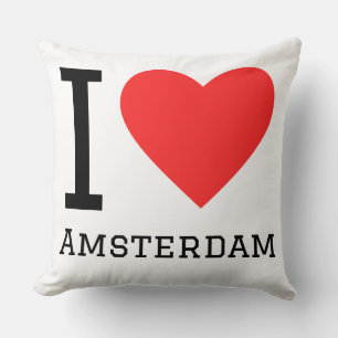 Cojín Decorativo Me encanta Amsterdam