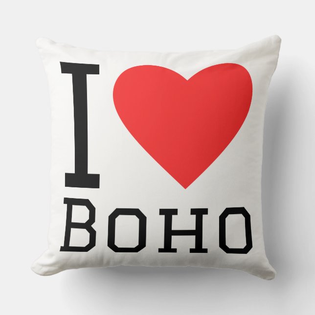 Cojín Decorativo Me encanta boho (Anverso)