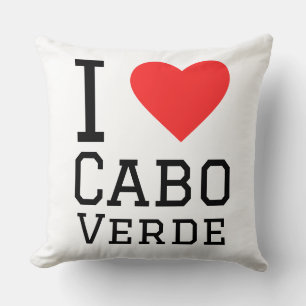 Cojín Decorativo Me encanta Cabo Verde