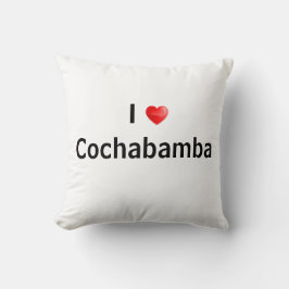 Cojín Decorativo Me encanta Cochabamba