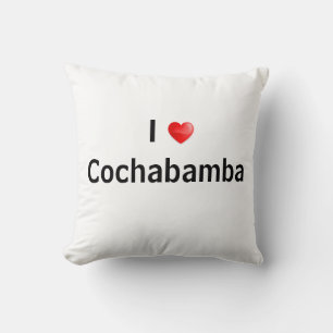 Cojín Decorativo Me encanta Cochabamba