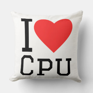Cojín Decorativo Me encanta cpu