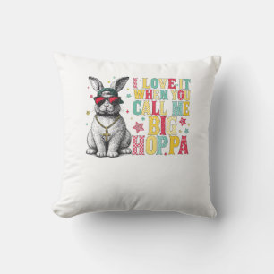 Cojín Decorativo Me Encanta Cuando Me Llamas Conejo Big Hoppa Pascu