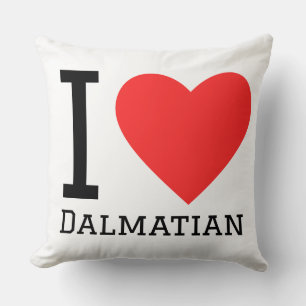 Cojín Decorativo Me encanta dálmata 