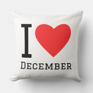 Cojín Decorativo Me encanta diciembre 