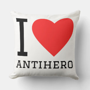 Cojín Decorativo Me encanta el antihéroe
