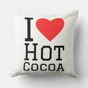 Cojín Decorativo Me encanta el cacao caliente