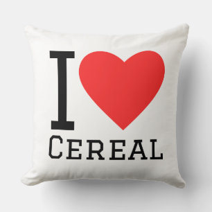 Cojín Decorativo Me encanta el cereal