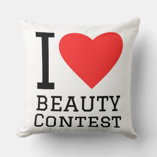 Cojín Decorativo Me encanta el concurso de belleza