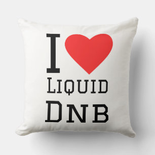 Cojín Decorativo Me encanta el dnb líquido