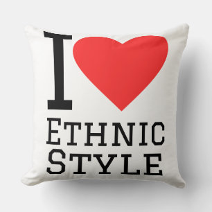 Cojín Decorativo Me encanta el estilo étnico