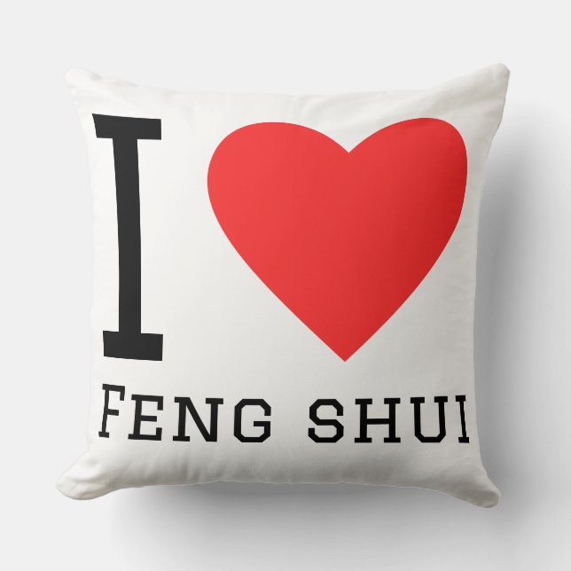Cojín Decorativo Me encanta el feng shui  (Anverso)
