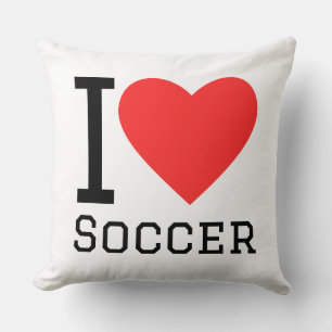 Cojín Decorativo Me encanta el fútbol